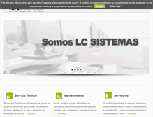 Tablet Screenshot of lcsistemas.com